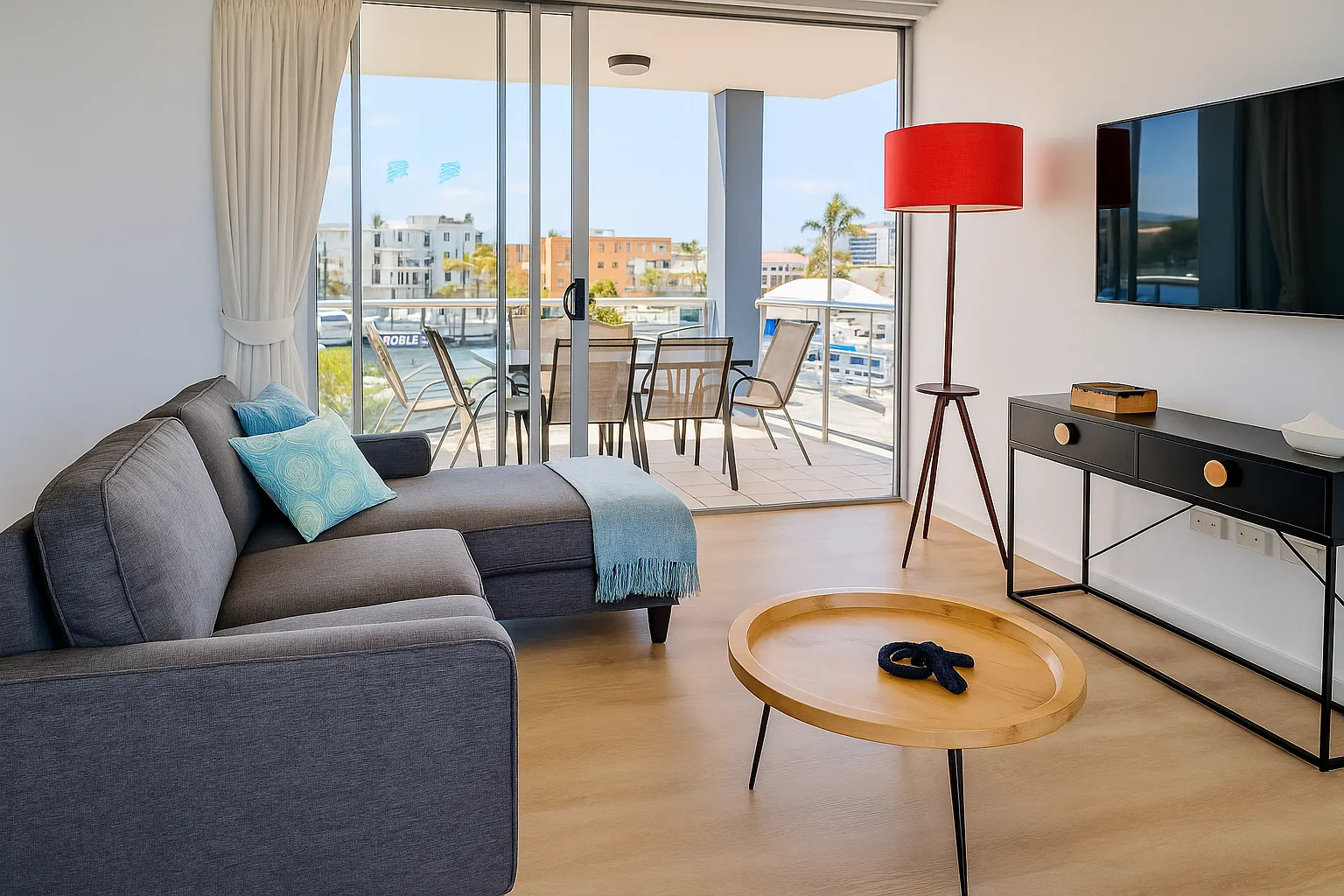 Light-filled living room
